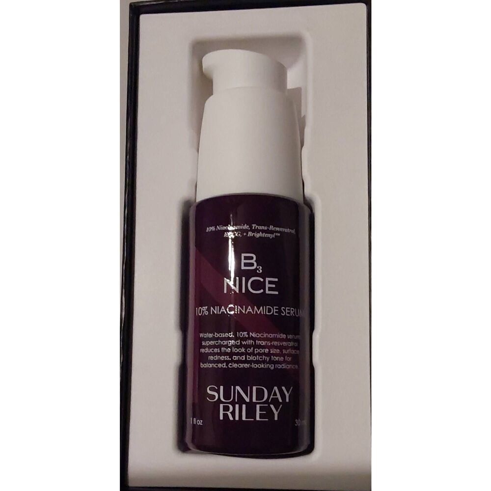 BNIB~SUNDAY RILEY B3 Nice 10% Niacinamide Serum~$65 Retail - Picture 3 of 7